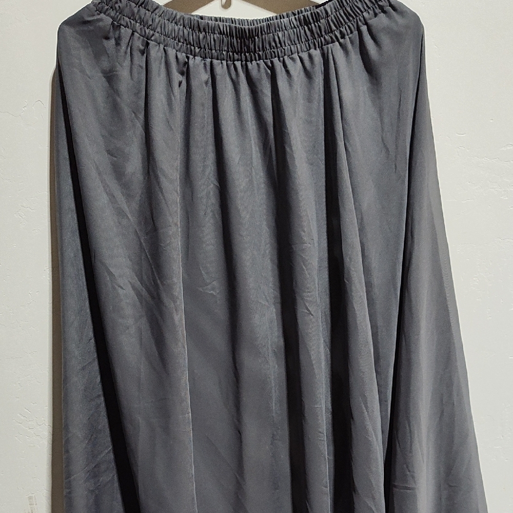 Elegant Gray Women's Skirt,XL,Nwt